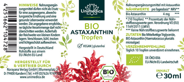 Astaxanthin Tropfen