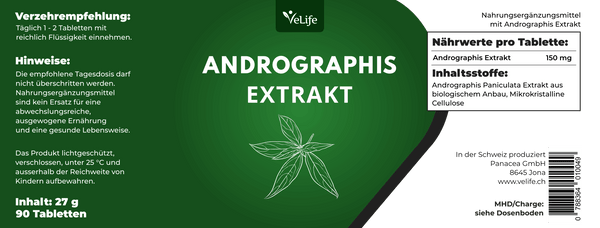 Andrographis Extrakt Tabletten