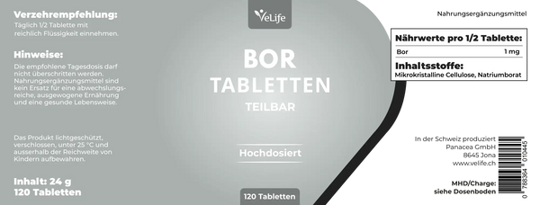 Bor Tabletten