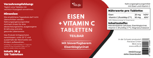 Eisen + Vitamin C Tabletten