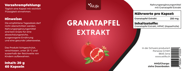 Granatapfel Extrakt Kapseln