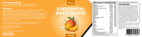 Kindervital Multi Pulver Mango