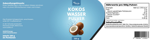 Kokoswasserpulver