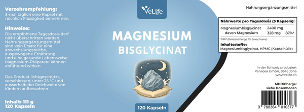 Magnesiumbisglycinat Kapseln