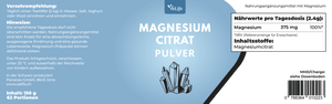 Magnesiumcitrat Pulver