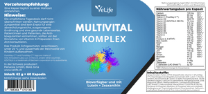 Multivital Komplex Kapseln