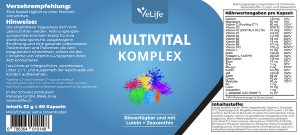 Multivital Komplex Kapseln