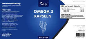 Omega 3 Algenöl Kapseln