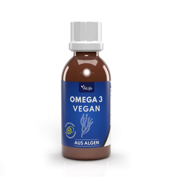 Liquide d'huile d'algues Vegan Omega 3