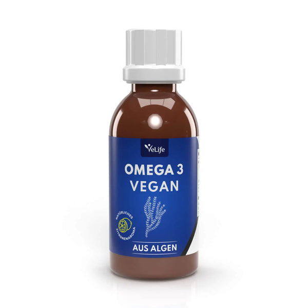 Olio di alghe vegano Omega 3 liquido