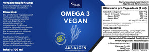 Veganes Omega 3 Algenöl flüssig