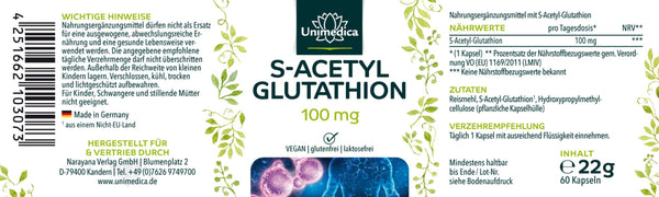 S-Acetyl-Glutathion Kapseln