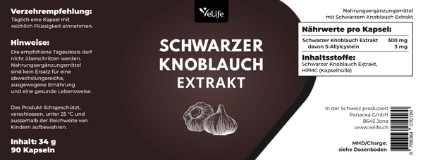 Schwarzer Knoblauch Extrakt