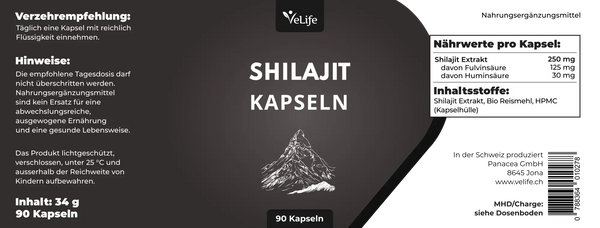 Shilajit Kapseln