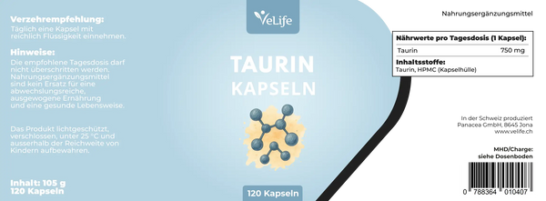 Taurin Kapseln