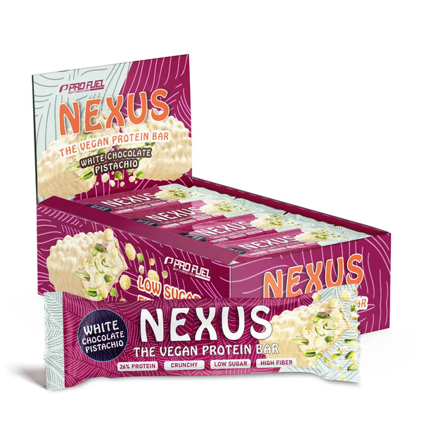 NEXUS Proteinriegel | White Chocolate Pistachio
