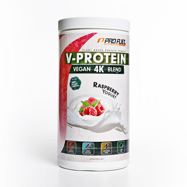 Veganes Protein Raspberry Yogurt