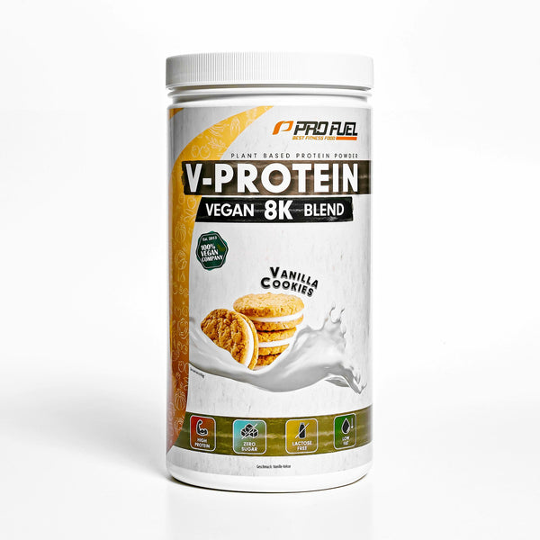 Veganes Protein Vanille Cookies
