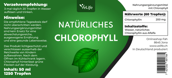 Chlorophyll Tropfen - Velife Shop