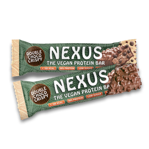 Barrette proteiche NEXUS | Croccante al doppio cioccolato